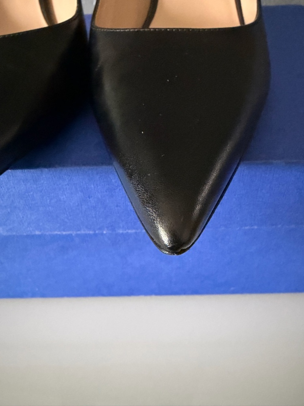 Stuart Weitzman “Power 85”Black Leather Pumps, Sz 7.5B - EUC - Picture 12 of 15